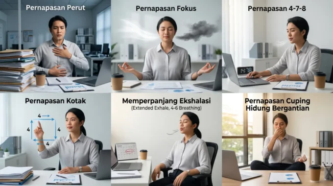 6 Teknik Pernapasan Sederhana untuk Menurunkan Kecemasan Sebelum Tenggat Waktu