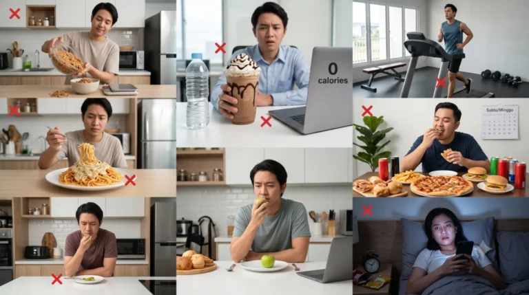7 Kesalahan Umum Saat Defisit Kalori yang Bikin Berat Badan Susah Turun
