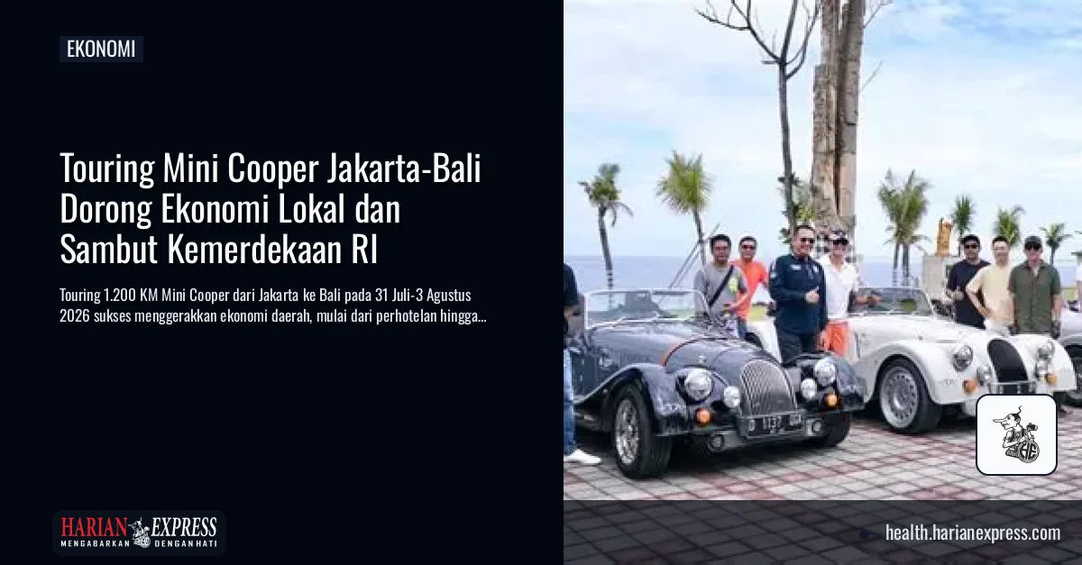Touring Mini Cooper Jakarta-Bali Dorong Ekonomi Lokal dan Sambut Kemerdekaan RI